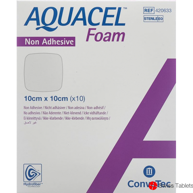 Aquacel Foam 10x10cm Non-Adhesive 10 Stück buy online