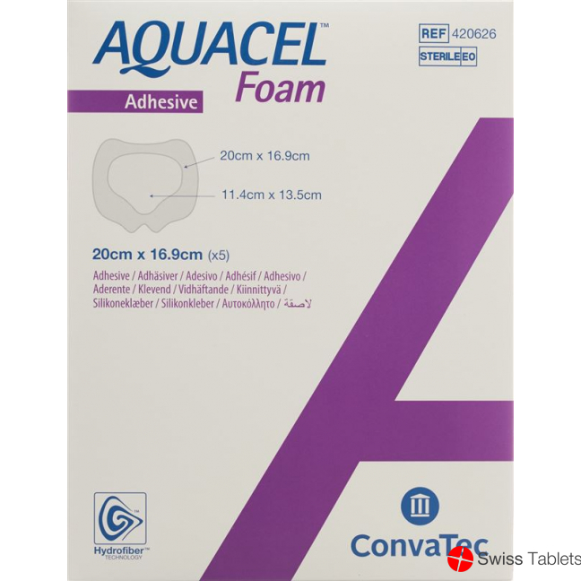 Aquacel Foam Adhesive Sacral 5 Stück buy online