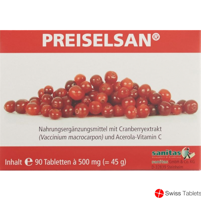 Preiselsan mit Cranberry-Extrakt Tabletten 90 Stück buy online