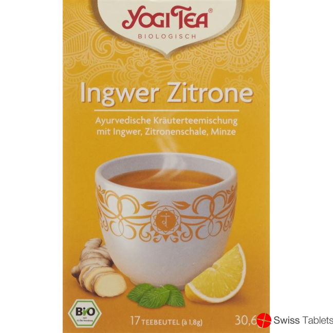 Yogi Tee Ingwer Zitronen Beutel 17 Stück buy online