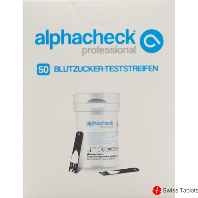 ALPHACHECK professional Blutzucker Teststr