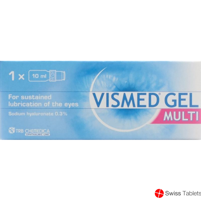 Vismed Gel Multi Hydrogel Wetting Eye Drops Bottle 10ml buy online