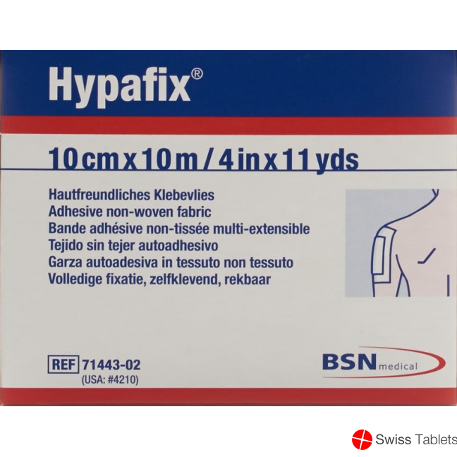 Hypafix adhesive fleece 10cmx10m roll buy online