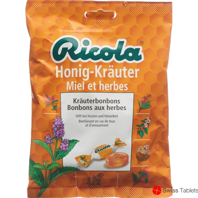 Ricola Honig-Kräuter Kräuterbonbons Beutel 125g buy online
