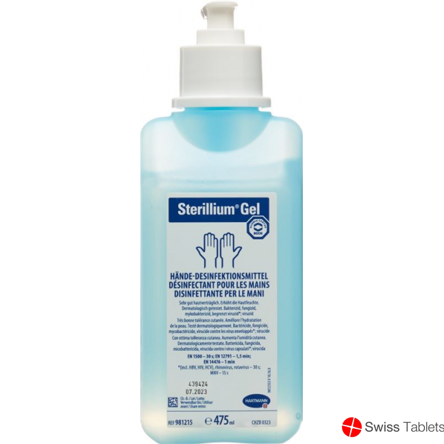 Sterillium Gel Hände-Desinfektionsmittel mit Pumpe 475ml buy online