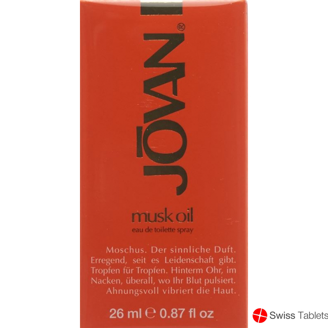 Jovan Musk Oil Eau de Toilette Spray 26ml buy online