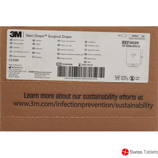 3M Lochtuch ohne Klebezone 55x55cm buy online