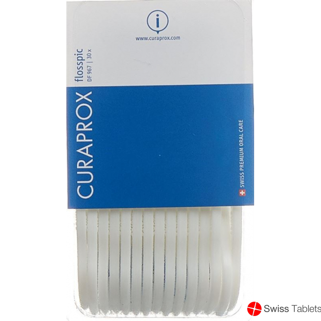 Curaprox DF 967 Flosspic Zahnstocher+ Seide 30 Stück buy online