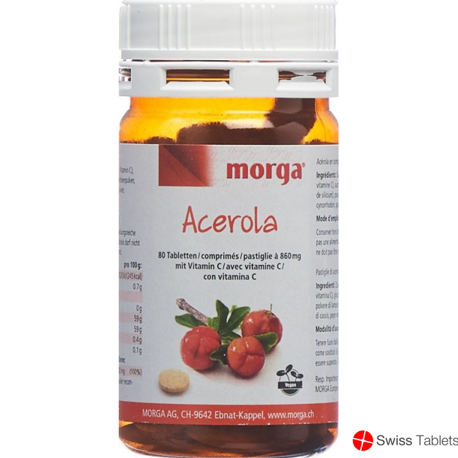 Biorex Acerola Tabletten 80mg Vitamin C 80 Stück buy online