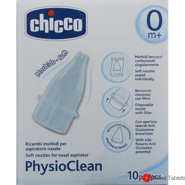 Chicco Physioclean Ersatztei Nasenschleimentfe 0m+ buy online