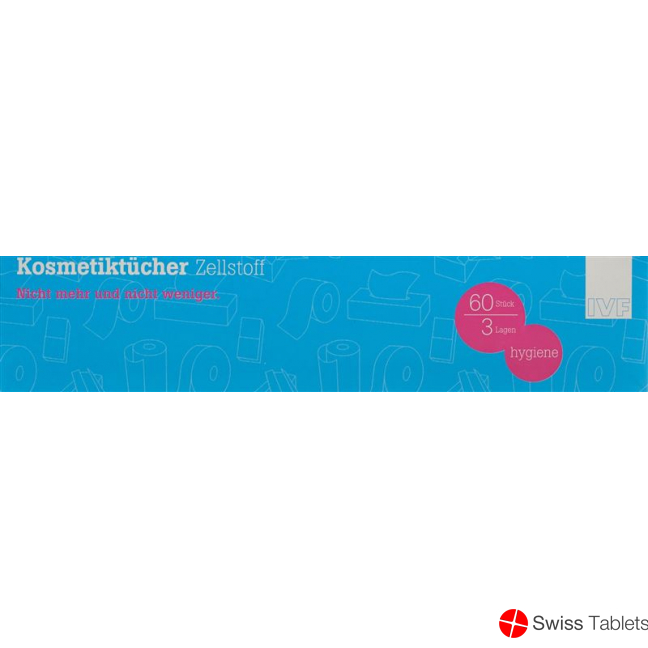 Funny Kosmetiktücher Zellstoff 3-lagig 60 Stück buy online