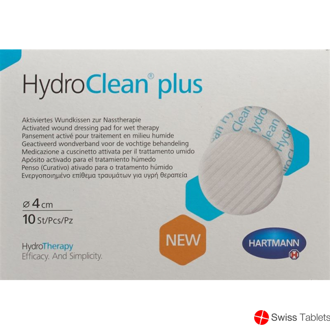 Hydroclean Plus Wundkissen 4cm Rund 10 Stück buy online