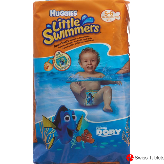 Huggies Little Swimmers Windel Grösse 5-6 11 Stück buy online