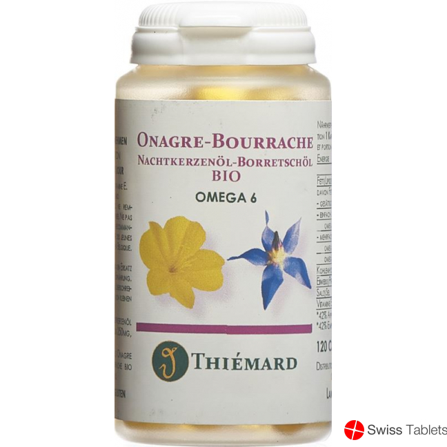 Evening Primrose borage oil Kaps 500 mg Omega 6 Bio 120 pcs