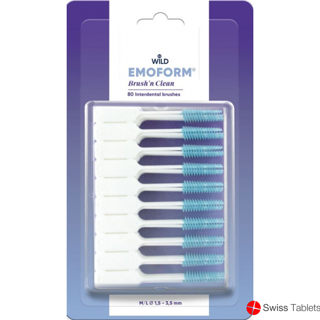 Emoform Brush'n Clean Familienpackung 80 Stück buy online