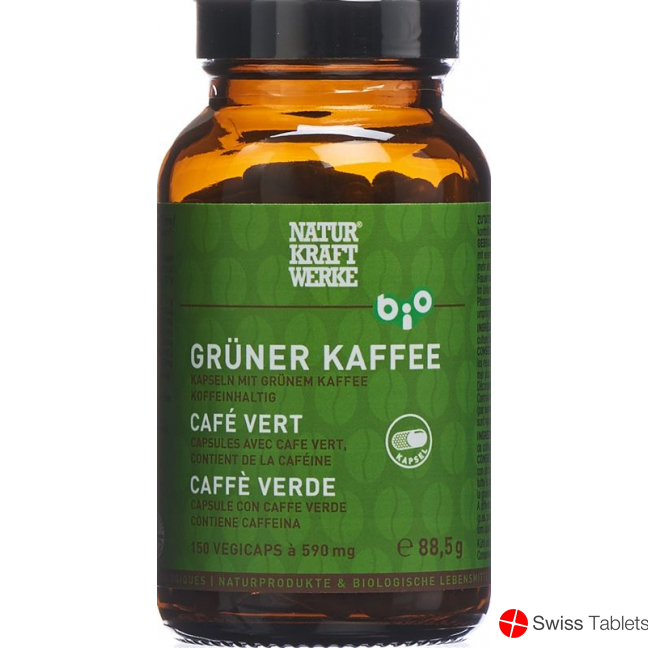 Naturkraftwerke 88.5 g green coffee organic capsules