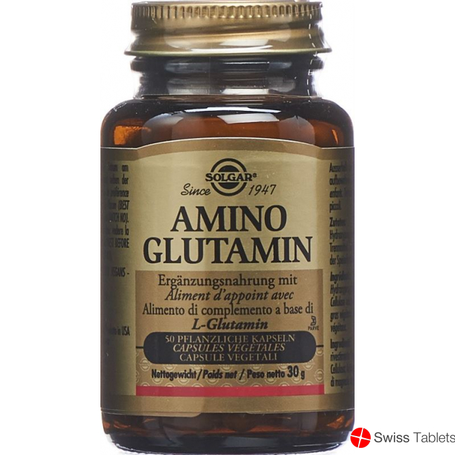 Solgar Amino Glutamin Kapseln 50 Stück buy online