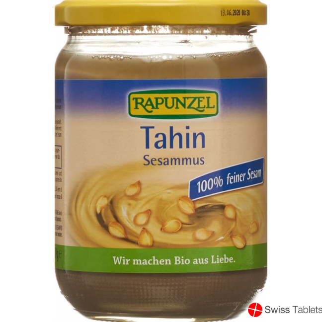 Rapunzel Tahini without salt 500g glass