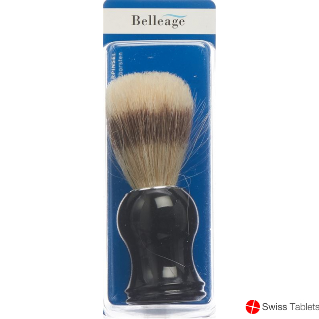 Belleage shaving brush natural bristles plastic handle buy online