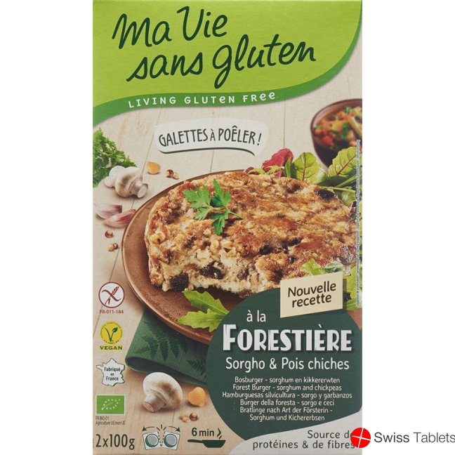 Ma Vie S Glut Bratlinge Pilze-Kichererbs 2x 100g buy online