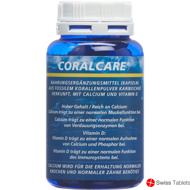 Coral Care Caribbean origin with vitamin D3 Cape 1000 mg Ds 120 pcs