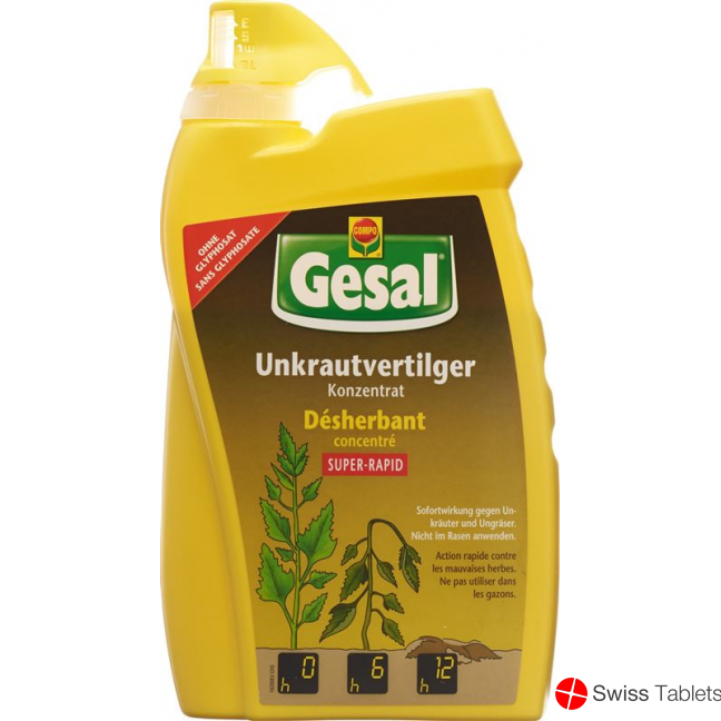 Gesal weed killer SUPER-RAPID concentrate 800 ml
