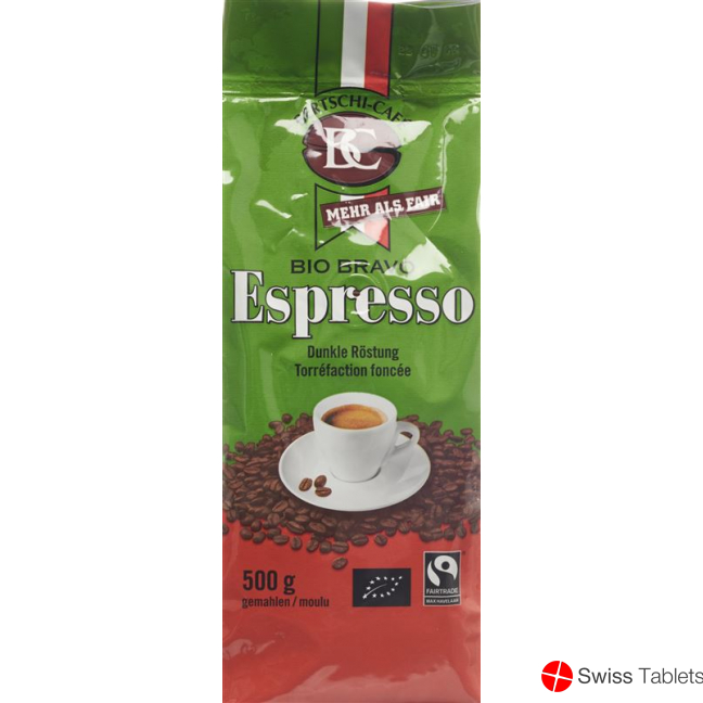 BC Bertschi Café Bio Bravo Espresso Ground Bio Fairtrade 500 g buy online