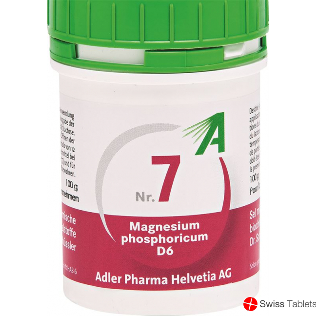 Adler Schüssler NR7 magnesium phosphoricum tbl D 6 100 g of