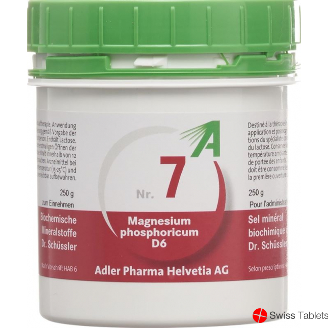 Adler Schüssler NR7 magnesium phosphoricum tbl D 6250 g