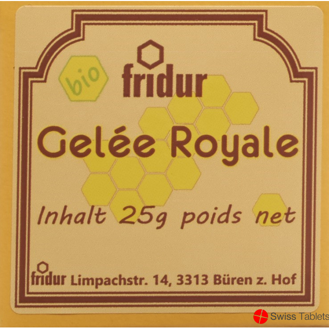 Fridur organic royal jelly-jar 25 g