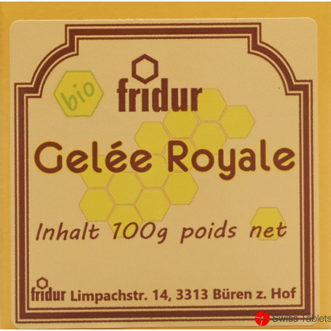 Fridur organic royal jelly-jar 100 g