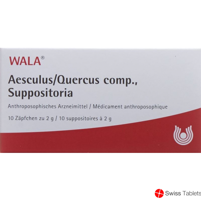 Wala Aesculus/quercus Comp Zäpfchen 10x 2g buy online