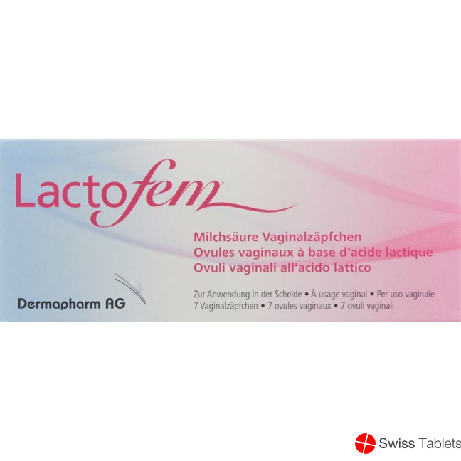 Lactofem lactic acid pessaries 7 pcs