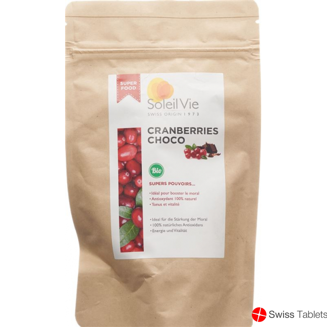 Soleil Vie cranberries Choco Organic 110 g buy online