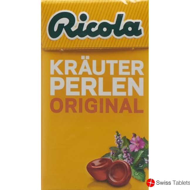 Ricola 25 g original herbal pearl sugar-free candy box