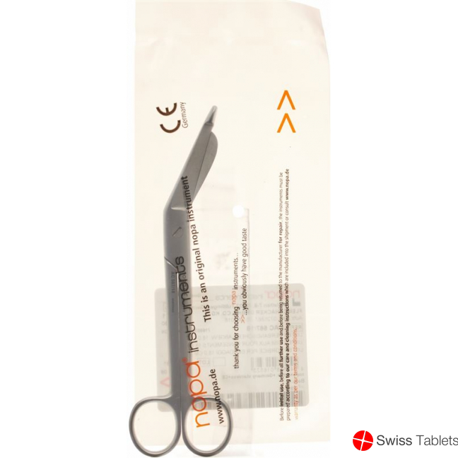 Nopa Lister Bandage Scissors 18cm Angled buy online