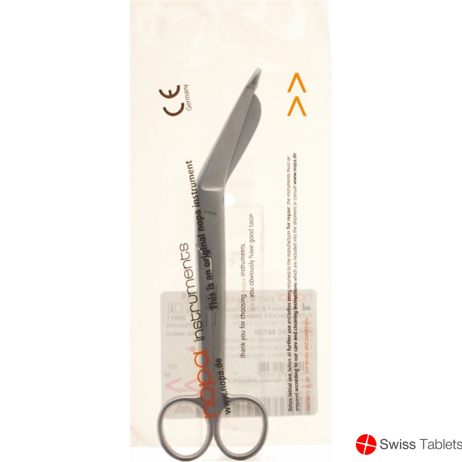 Nopa Lister Bandage Scissors 20cm Angled buy online