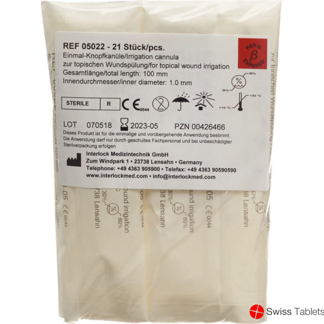 Fh Knopfkanüle Einweg 1.0x100mm Steril 21 Stück buy online