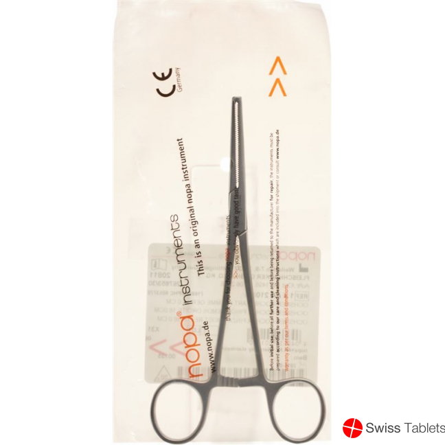 Nopa artery clamp Kocher Ochsner 16cm straight buy online