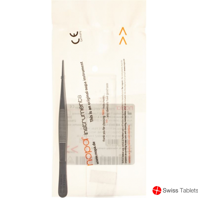 Nopa tweezers anatomically fine 14.5cm buy online
