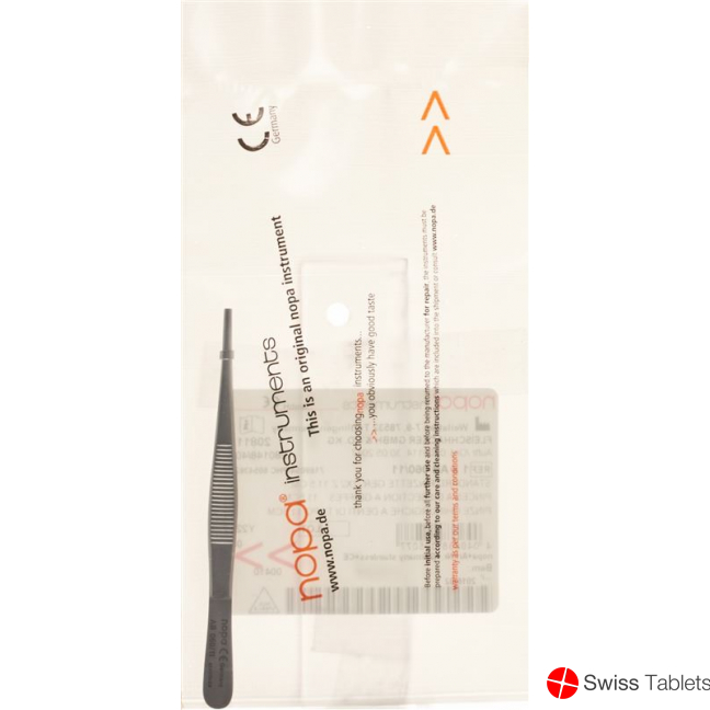 Nopa Tweezers Standard Surgical 11.5cm buy online