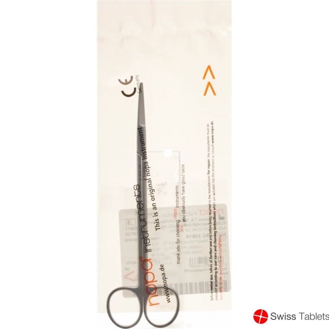 Nopa Dissecting Scissors Toennis Curved 18cm St buy online