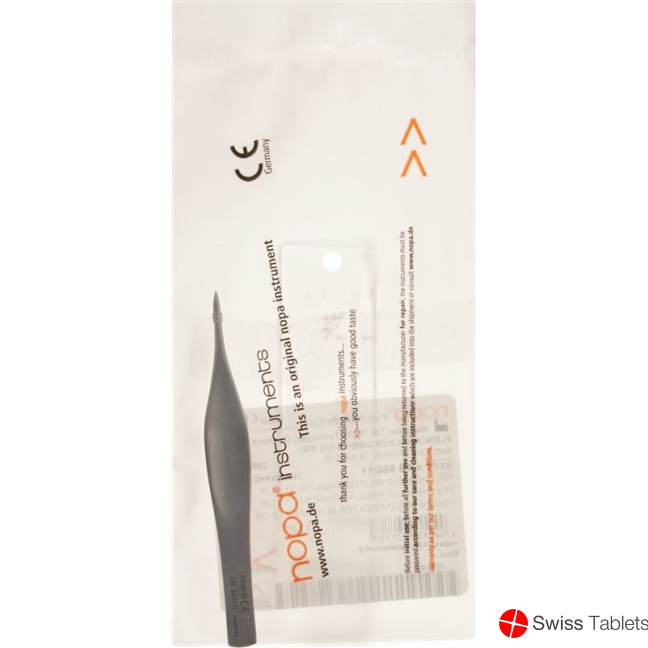 Nopa splinter tweezers violet field 11.5cm buy online