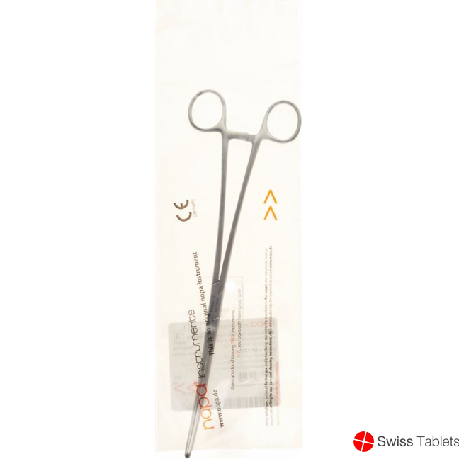Nopa swab forceps Bozemann S-shape 26cm buy online