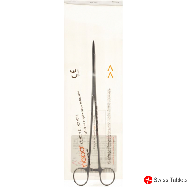 Nopa swab tongs Pelkmann curved 25cm buy online