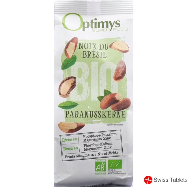 Optimys Brazil nut kernels organic 200 g buy online