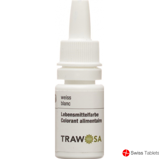 Trawosa food color white 10 ml
