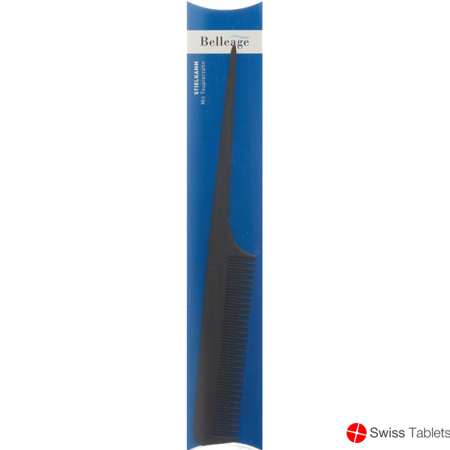 Belleage tail comb with teasing tooth carbon buy online