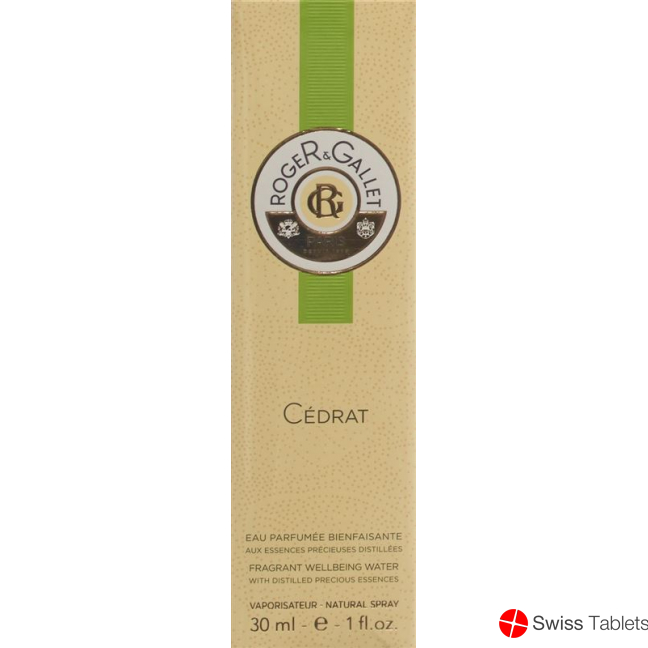 ROGER GALLET cédrat eau fraîche 30 ml buy online