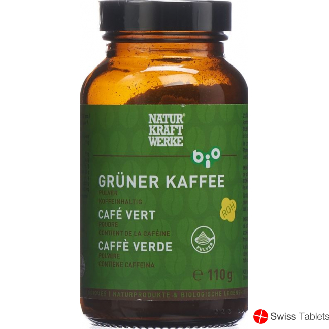 Naturkraftwerke Grüner Kaffee Pulver Bio/kba 110g buy online